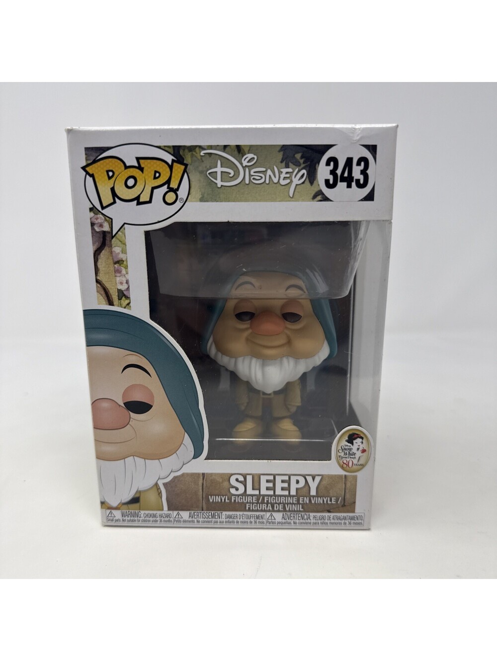 Funko Pop! Vinyl Disney Sleepy 80th Anniversary Vinyl Figure #343